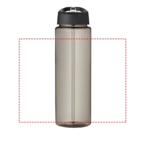 H2O Active® Vibe 850 ml Sportflasche mit Ausgussdeckel - charcoal / schwarz – Bild 5