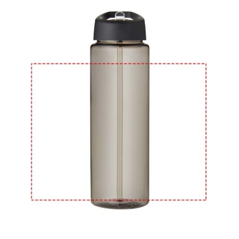 H2O Active® Vibe 850 ml Sportflasche mit Ausgussdeckel - charcoal / schwarz – Bild 5