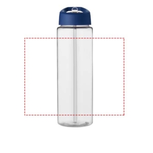 H2O Active® Vibe 850 ml Sportflasche mit Ausgussdeckel - transparent / blau – Bild 6
