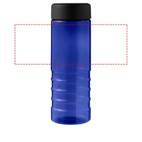 H2O Active® Eco Treble 750 ml Sportflasche mit Drehdeckel - blau / schwarz – Bild 8