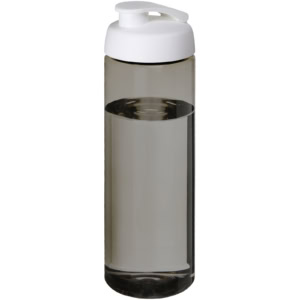 H2O Active® Eco POP Vibe 850 ml Sportflasche mit Klappdeckel – kohle / weiss