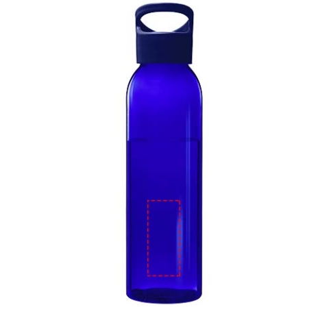Sky 650 ml Sportflasche aus recyceltem Kunststoff - blau – Bild 7