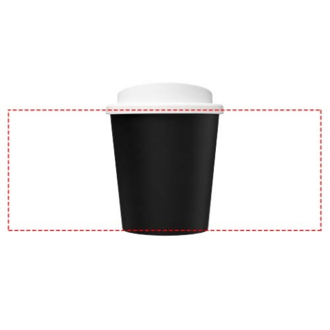 Americano® Espresso Eco 250 ml recycelter Isolierbecher - schwarz / weiss – Bild 7