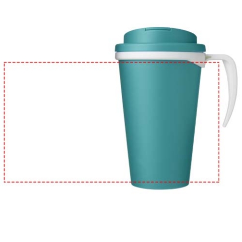 Americano® Grande 350 ml Isolierbecher mit auslaufsicherem Schraubverschluss - aquablau – Bild 9