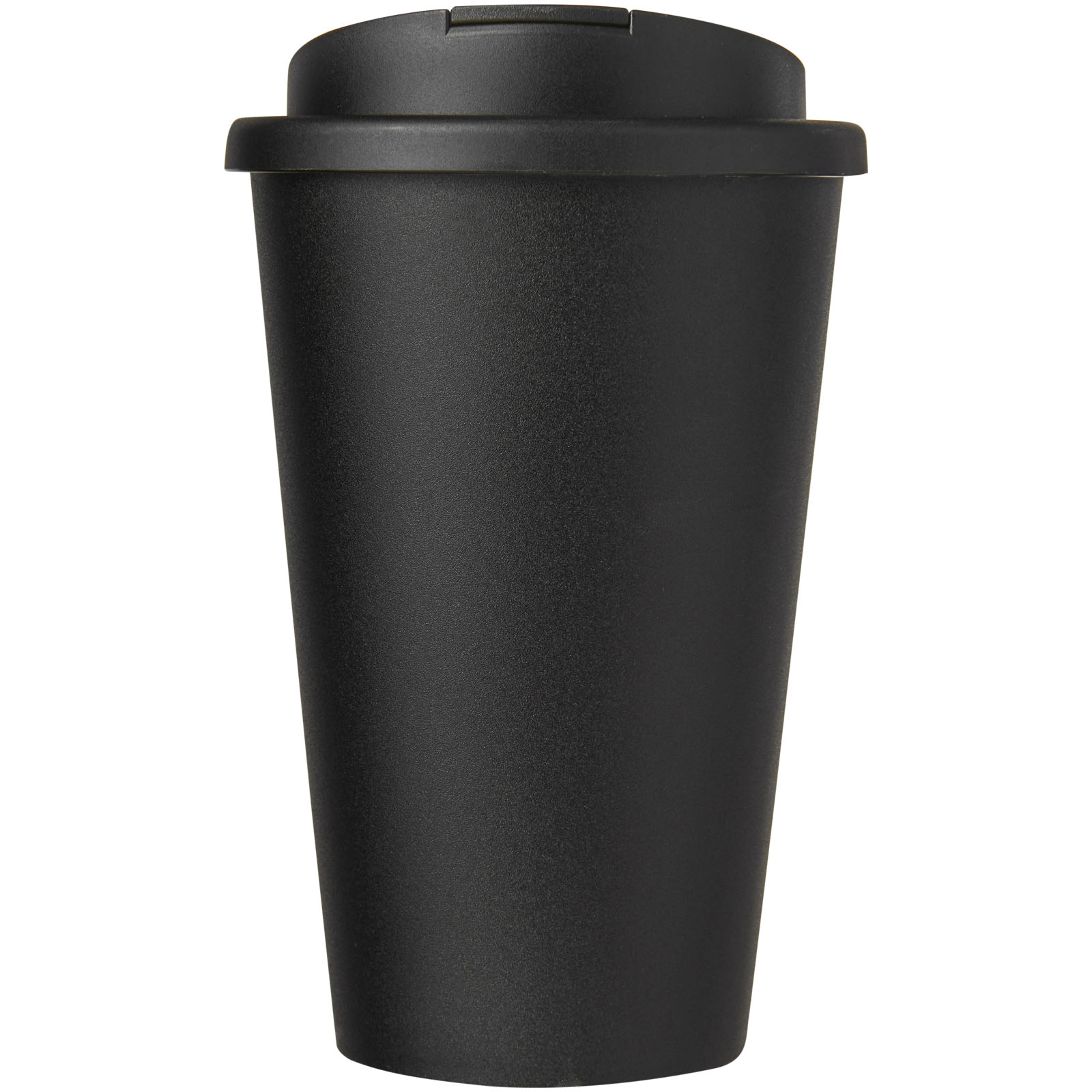 Americano® 350 ml Isolierbecher mit auslaufsicherem Schraubverschluss - schwarz - Vorderseite