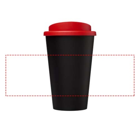 Americano® 350 ml Isolierbecher - schwarz / rot – Bild 6