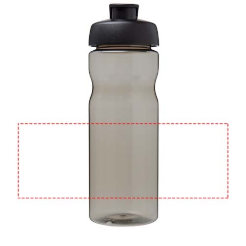 H2O Active® Eco POP Base 650 ml Sportflasche mit Klappdeckel - charcoal / schwarz – Bild 8