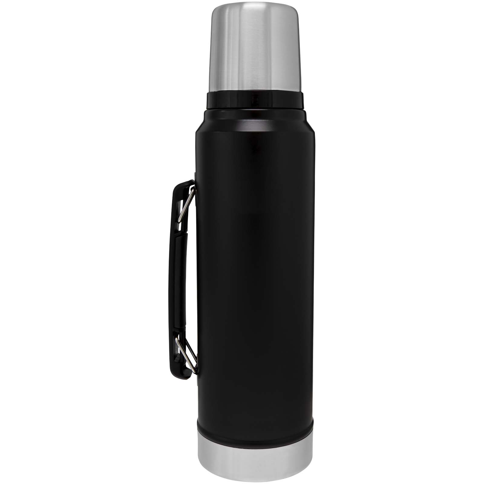 Stanley 1000 ml Classic Legendary Isolierflasche - mattschwarz - Rückseite
