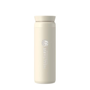 Ocean Bottle Peak Brew 590 ml Becher aus recyceltem Edelstahl - sandstone - Logo 1