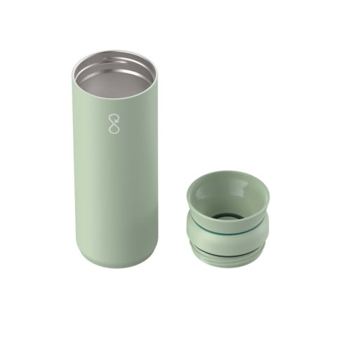 Ocean Bottle Peak Brew 590 ml Becher aus recyceltem Edelstahl - hellgrün - Extra 1