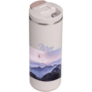 Stanley 350 ml Transit Fliptop Thermobecher - hellrosa - Logo 1