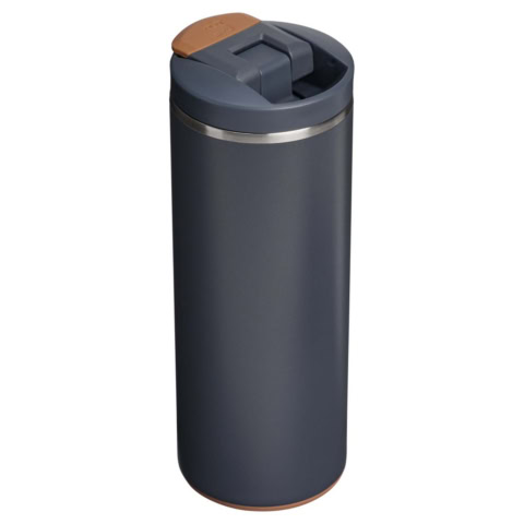 Stanley 350 ml Transit Fliptop Thermobecher - mittelblau - Rückseite