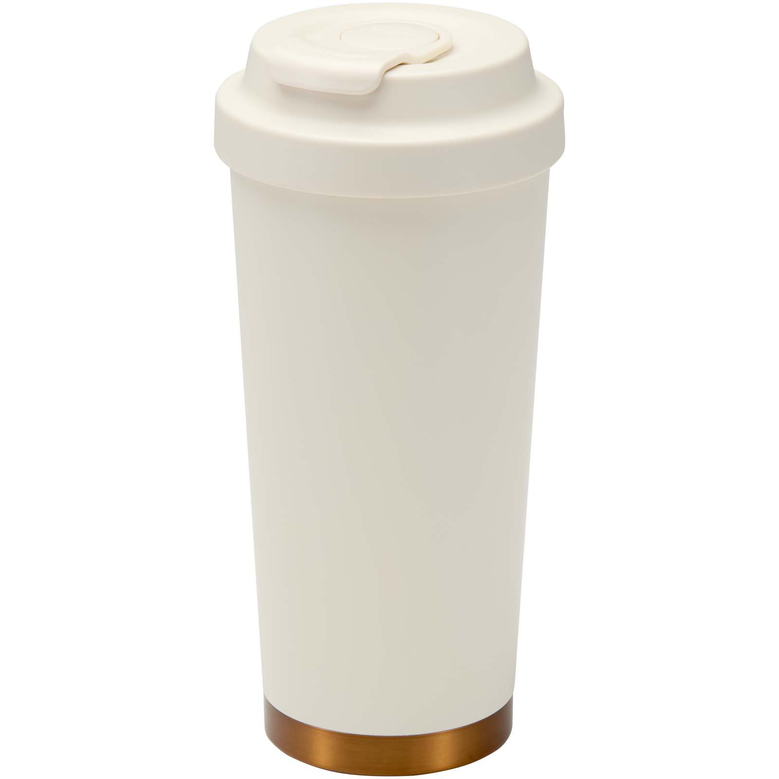 Hampton 480 ml RCS vakuumisolierter One-Touch Becher aus recyceltem Edelstahl - creme - Hauptfoto
