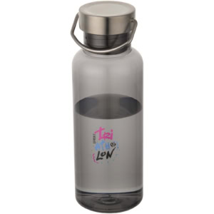 Thor 600 ml RCS Trinkflasche aus recyceltem RPET - schwarz - Logo 1