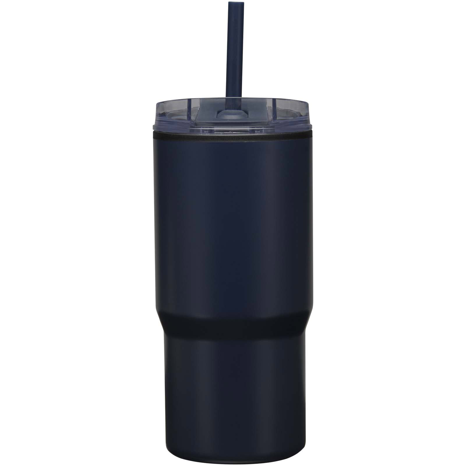 mit Trinkhalm - navy - Logo 1