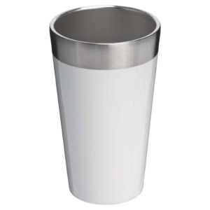 Stanley Stacking 470 ml Thermobecher aus Edelstahl - weiss - Rückseite