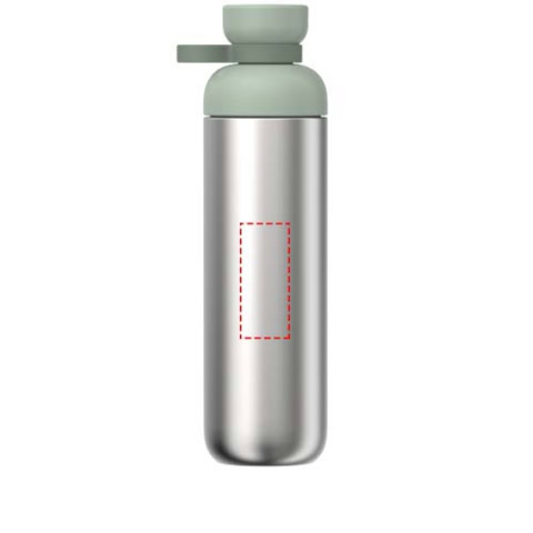 Mepal Vita 900 ml Trinkflasche aus recyceltem Edelstahl (Kohlensäure geeignet) - salbei – Bild 5
