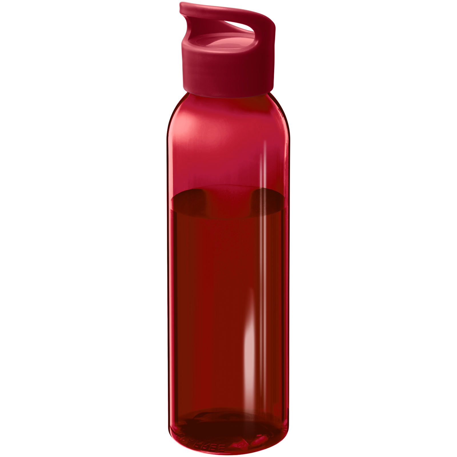 Rote Tritan™ Sportflasche mit Schraubverschluss für Sport und unterwegs.