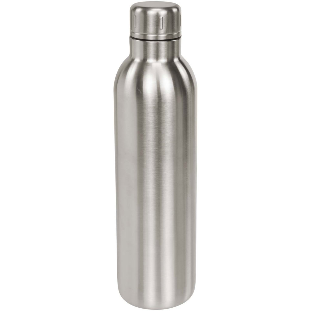 Hochwertige Edelstahl-Vakuumflasche für Getränke, 510 ml, silber.