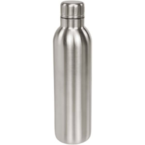 Hochwertige Edelstahl-Vakuumflasche für Getränke, 510 ml, silber.