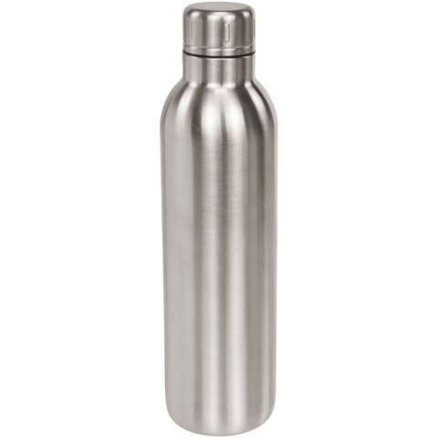Hochwertige Edelstahl-Vakuumflasche für Getränke, 510 ml, silber.