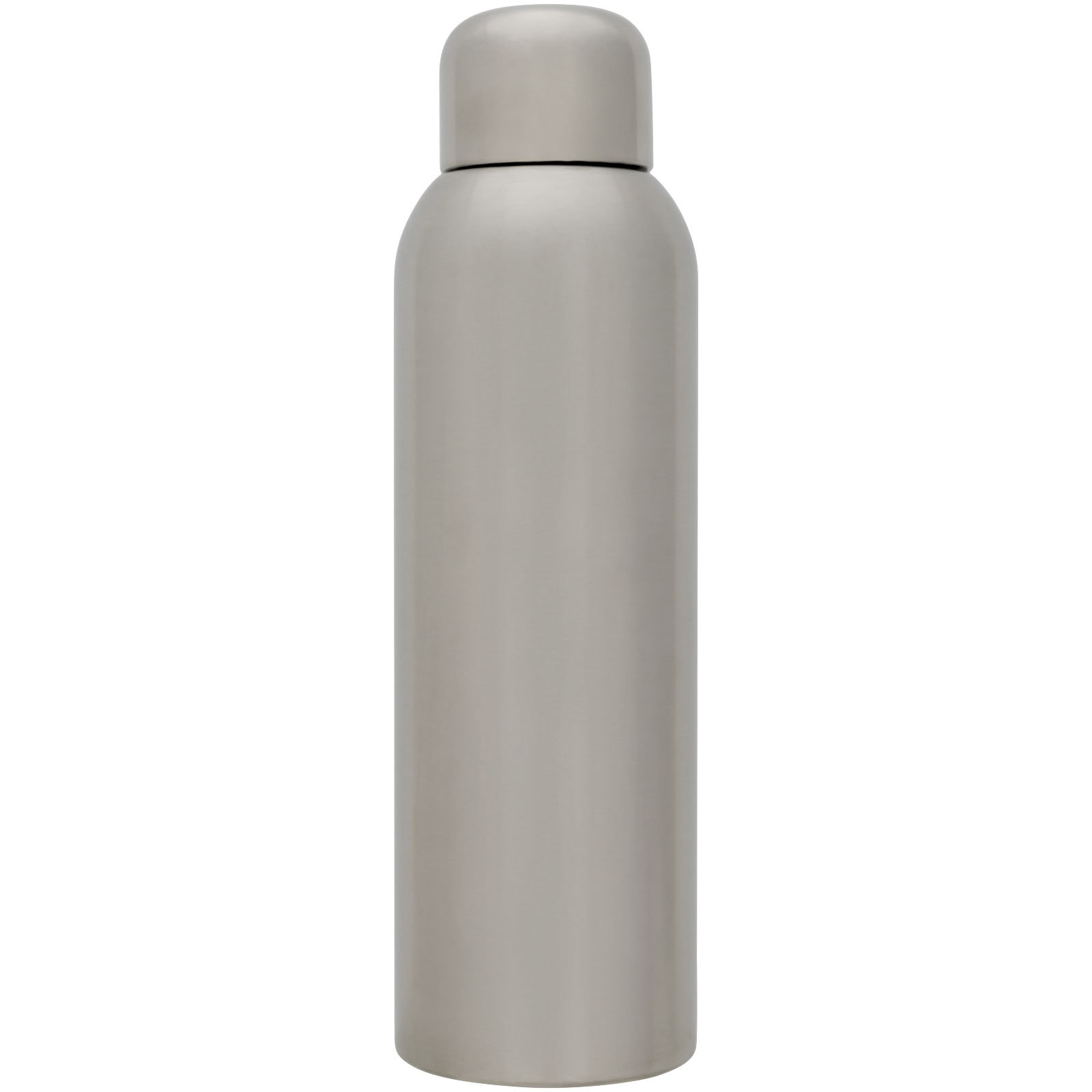 Silberne Guzzle 820 ml Sportflasche für Sport und unterwegs.