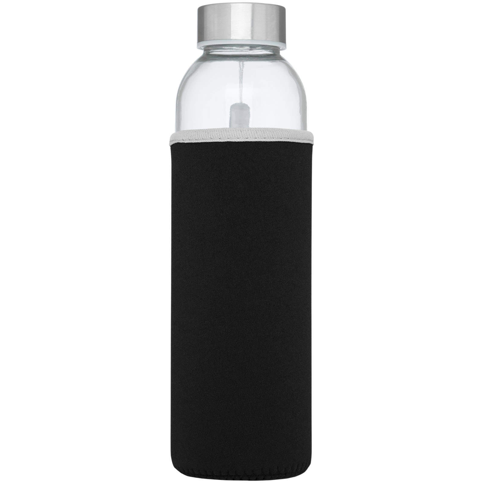 Bodhi 500 ml Glas-Sportflasche - schwarz - Vorderseite