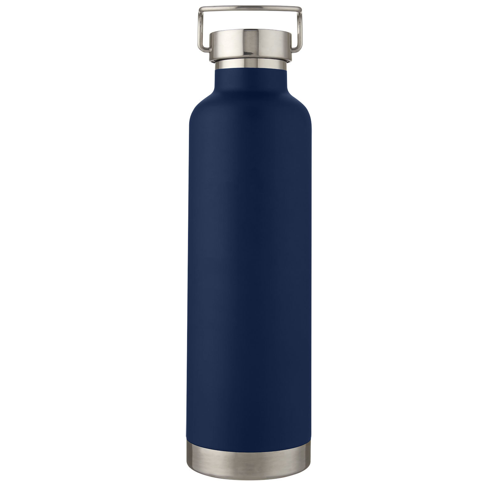 Thor 1 l Kupfer-Vakuum Isoliersportflasche - dunkelblau - Vorderseite