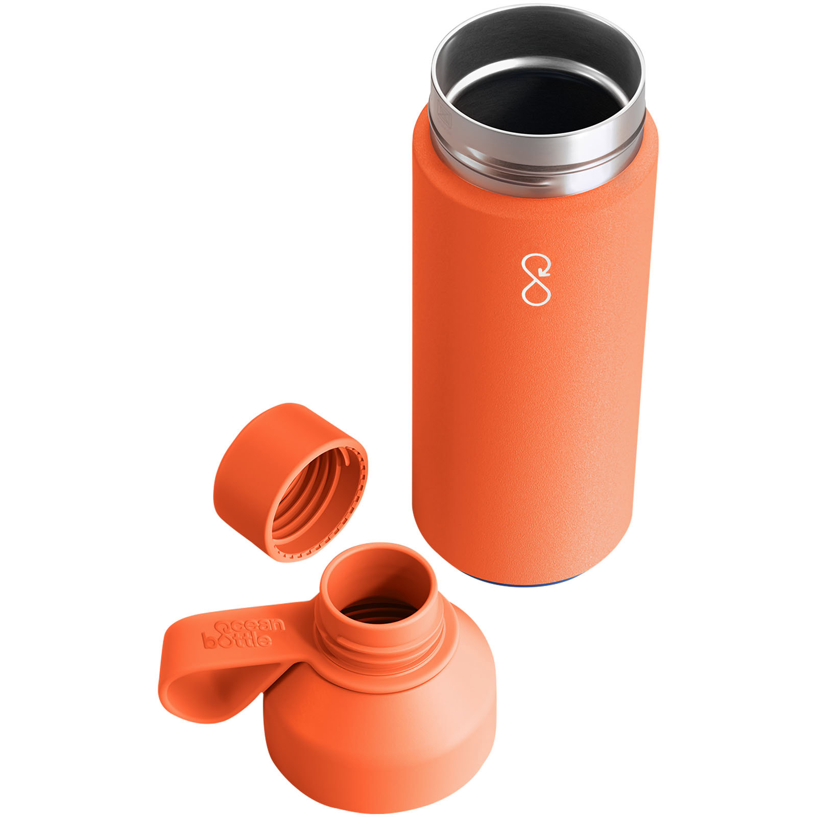 Ocean Bottle 500 ml vakuumisolierte Flasche - sonnenorange - Extra 1