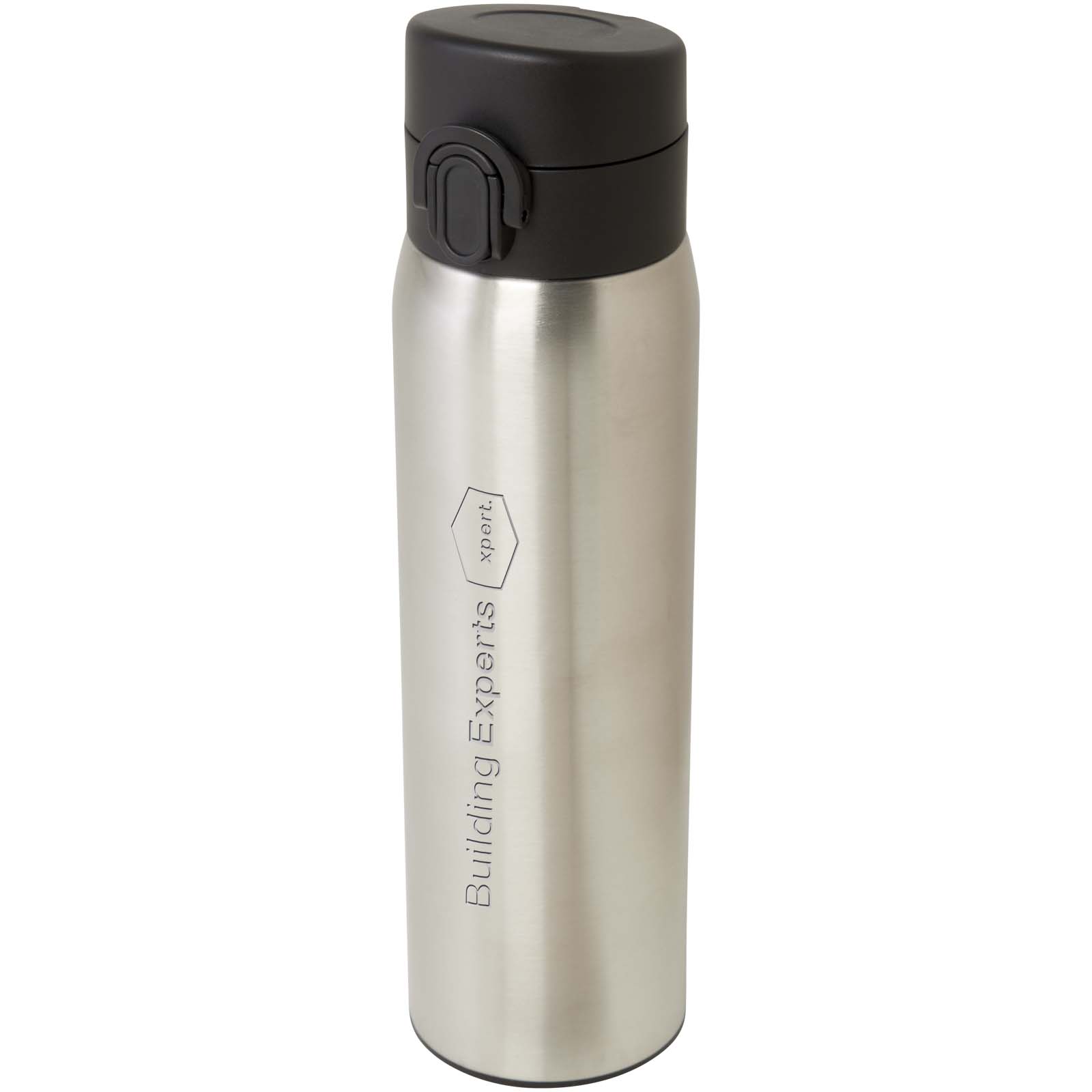 Sika 450 ml RCS-zertifizierte Isolierflasche aus recyceltem Edelstahl - silber - Logo 1
