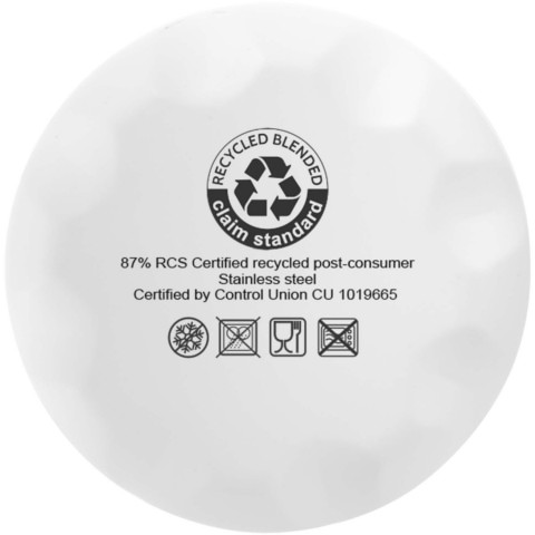 Cove 500 ml RCS-zertifizierte vakuumisolierte Edelstahlflasche - weiss - Extra 2