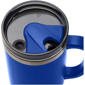 Melbourne 1200 ml RCS-zertifizierter Isolierbecher mit Strohhalm - royalblau - Detail 1