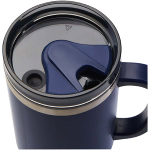 Melbourne 1200 ml RCS-zertifizierter Isolierbecher mit Strohhalm - navy - Detail 1