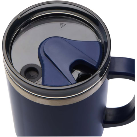 Melbourne 1200 ml RCS-zertifizierter Isolierbecher mit Strohhalm - navy - Detail 1