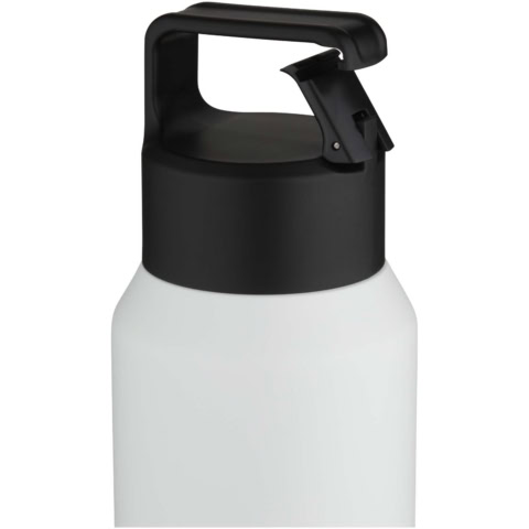 Astra 600 ml RCS-zertifizierte Kupfer-Vakuum Isolierflasche aus recyceltem Edelstahl (Kohlensäure geeignet) - weiss - Detail 2