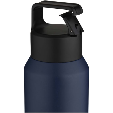 Astra 600 ml RCS-zertifizierte Kupfer-Vakuum Isolierflasche aus recyceltem Edelstahl (Kohlensäure geeignet) - navy - Detail 2