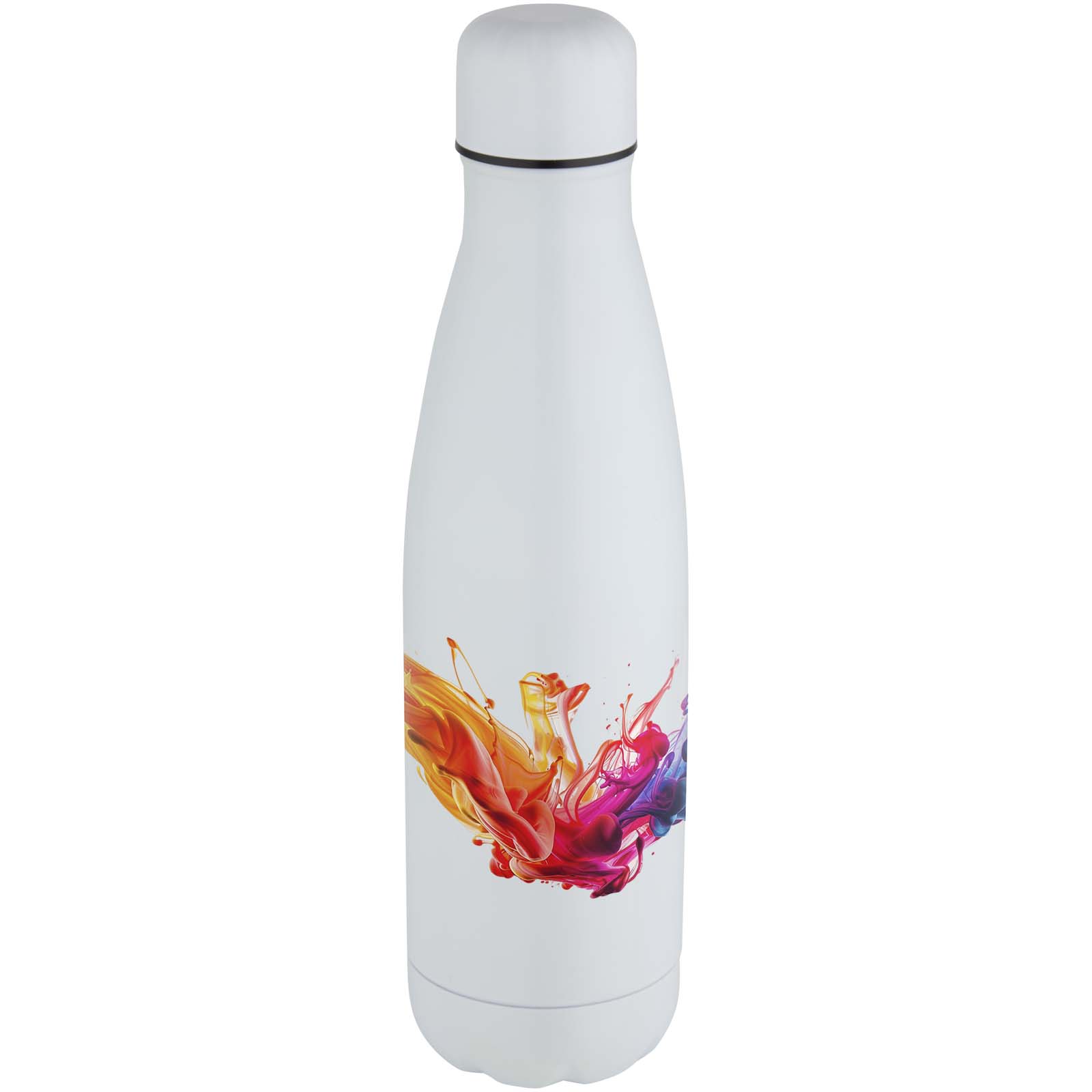 Cove 500 ml vakuumisolierte Sublimation Trinkflasche aus Edelstahl - weiss - Logo 2