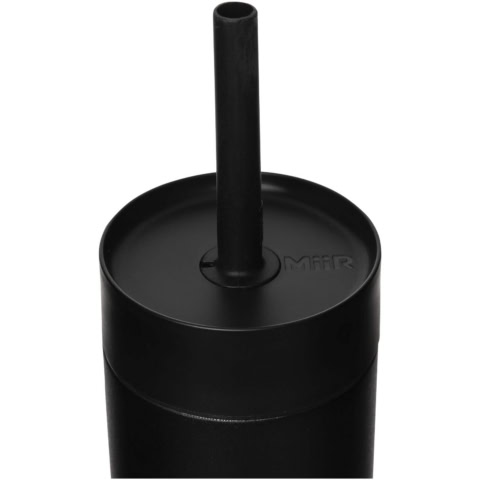MiiR Sipper 473 ml Trinkflasche mit Trinkhalm - schwarz - Extra 1