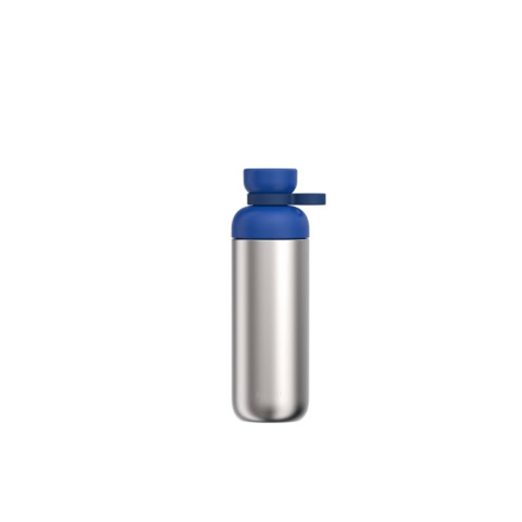 Mepal Vita 700 ml Wasserflasche aus recyceltem Edelstahl (Kohlensäure geeignet) - vivid blau - Vorderseite