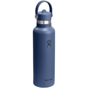 Hydro Flask Standard Mouth 621 ml isolierte Edelstahl-Trinkflasche – mittelblau