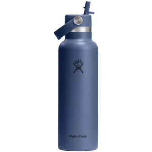 Hydro Flask Standard Mouth 621 ml isolierte Edelstahl-Trinkflasche - mittelblau - Vorderseite
