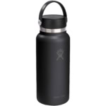 Hydro Flask Isolierte Edelstahl Trinkflasche mit breiter Öffnung 946 ml - schwarz - Hauptfoto