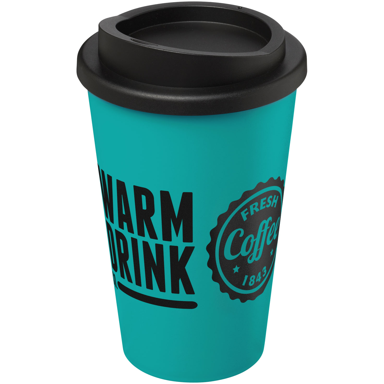 Americano® 350 ml Isolierbecher - aquablau - Logo 1