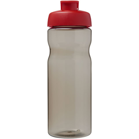 H2O Active® Base Tritan™ 650 ml Sportflasche mit Klappdeckel - kohle - Vorderseite