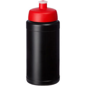Baseline® Plus 500 ml Sportflasche – rot / schwarz