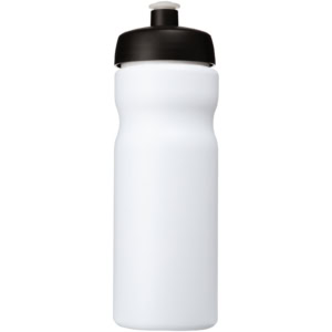 Baseline® Plus 650 ml Sportflasche - schwarz - Vorderseite