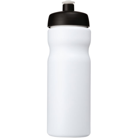 Baseline® Plus 650 ml Sportflasche - schwarz - Vorderseite
