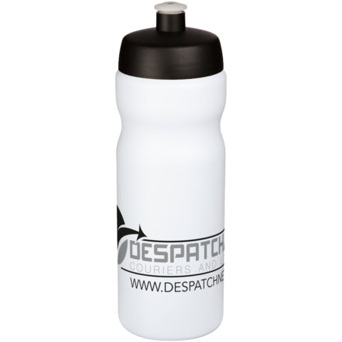 Baseline® Plus 650 ml Sportflasche - schwarz - Logo 1