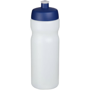 Baseline® Plus 650 ml Sportflasche – blau / transparent klar