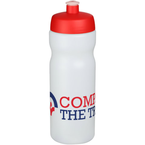 Baseline® Plus 650 ml Sportflasche - rot - Logo 1